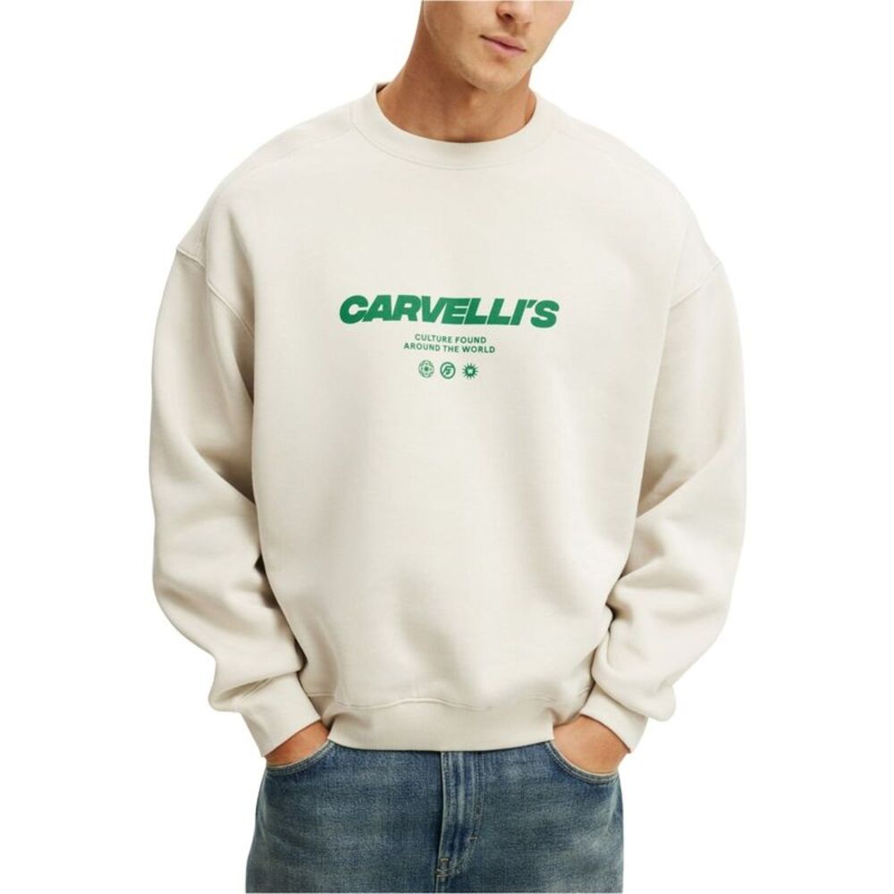 Cotton On Mens Carvelli'S Graphic Sweatshirt, NWT